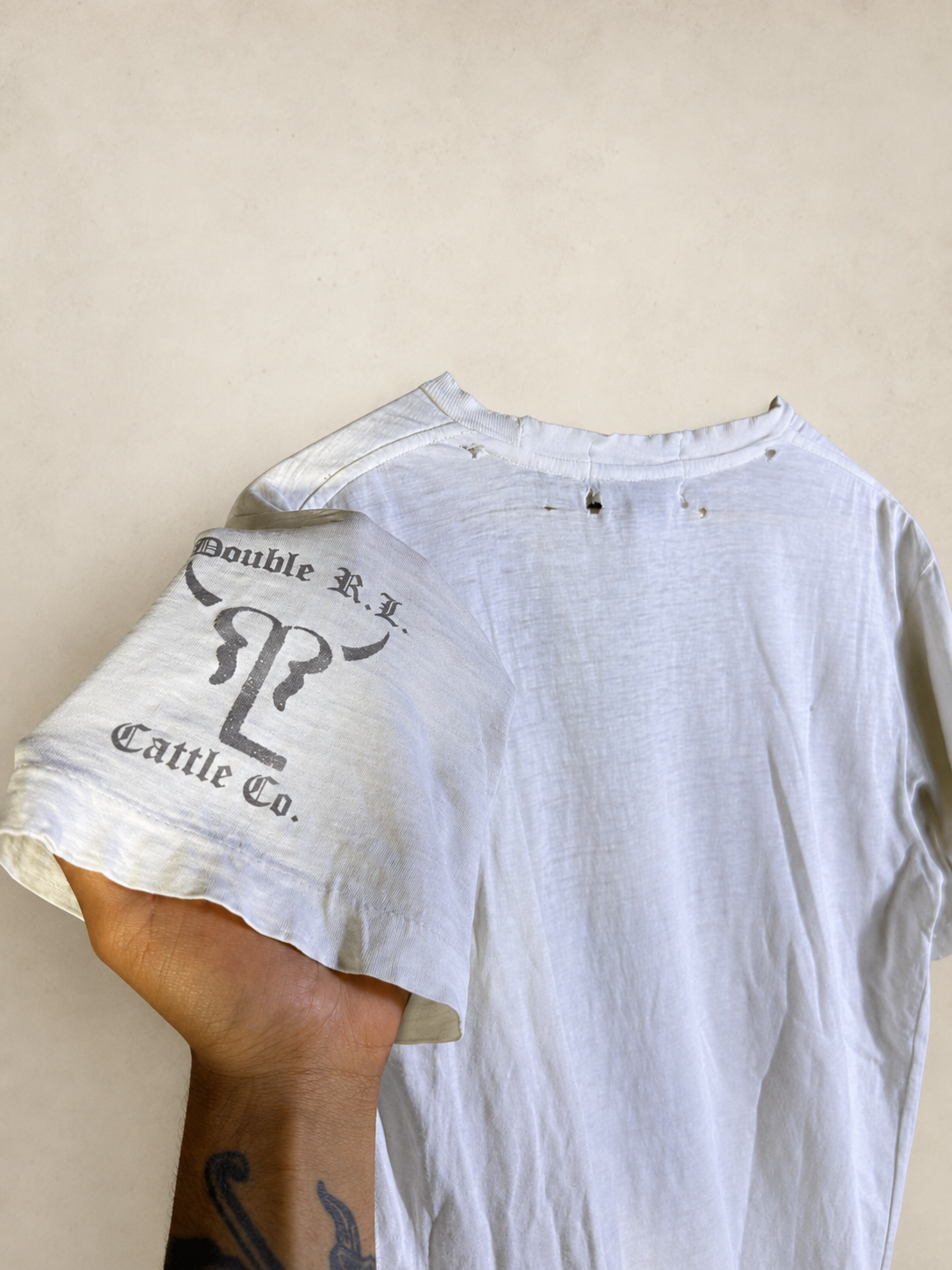 Vintage 80s Double RL sample tee