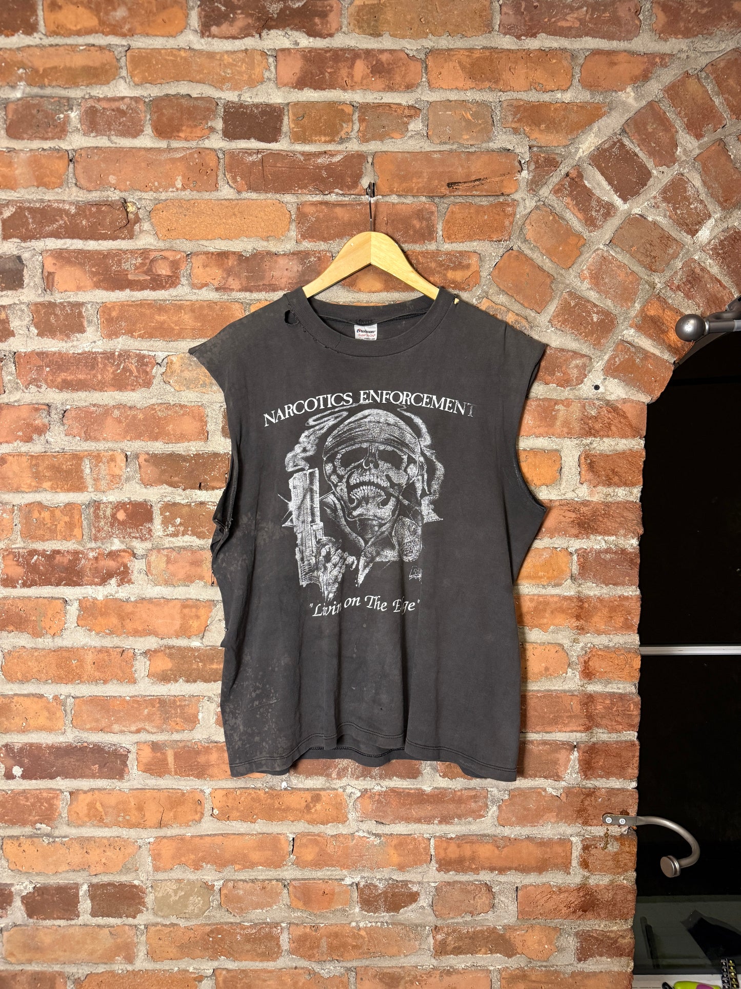 Vintage Narcotic Enforcements distressed Tank