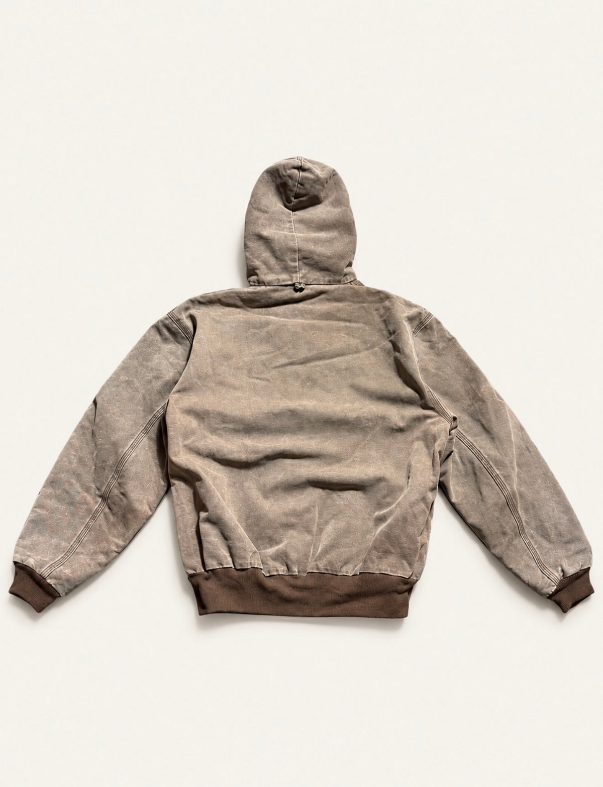 Vintage Hooded Carhartt jacket - Mud brown
