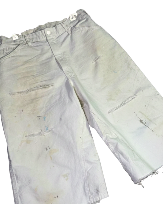 Vintage white painter capri