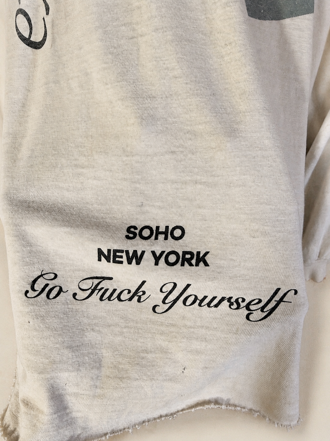 Vintage 4G Seller GO FUCK YOURSELF Long sleeve