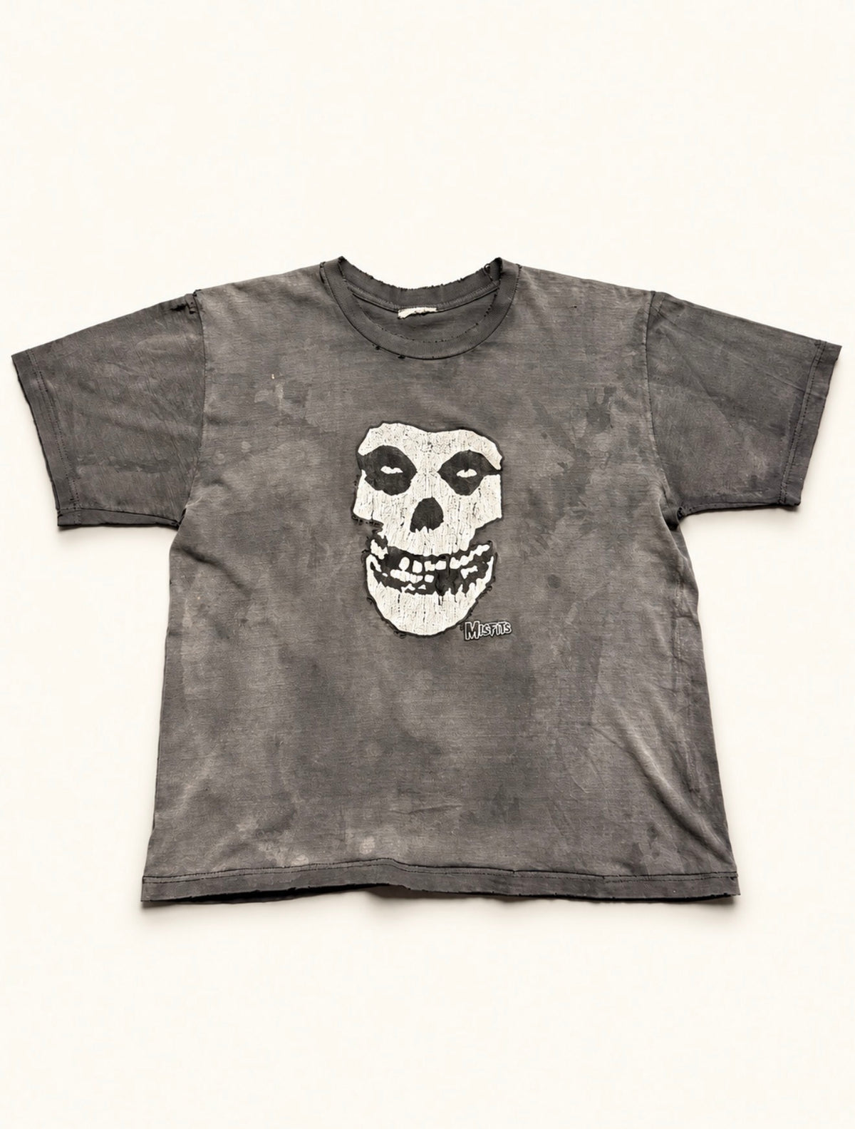 Vintage misfits fiend skull faded tee