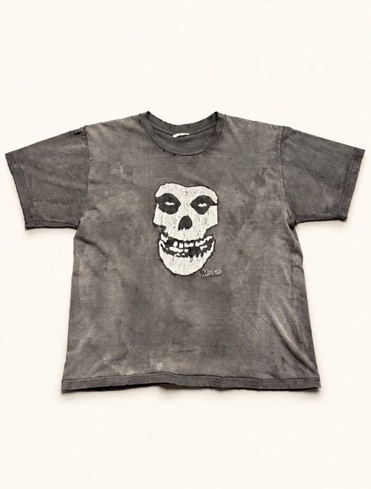 Vintage misfits fiend skull faded tee