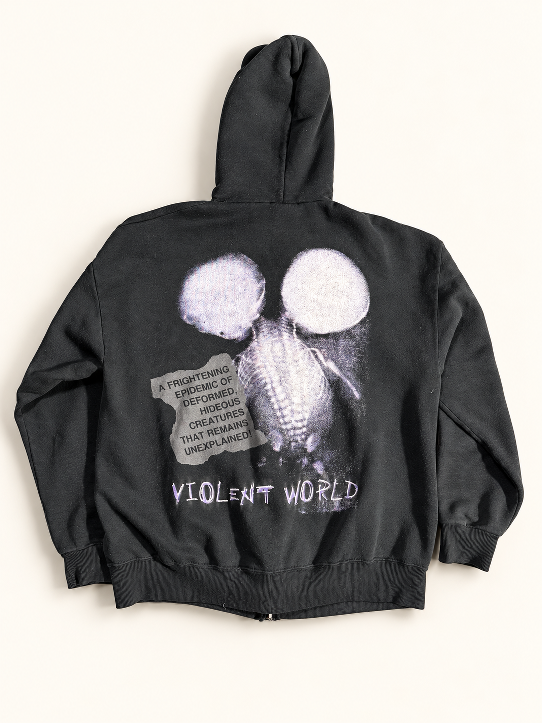 Vintage 2001 The Misfits Violent world zip up