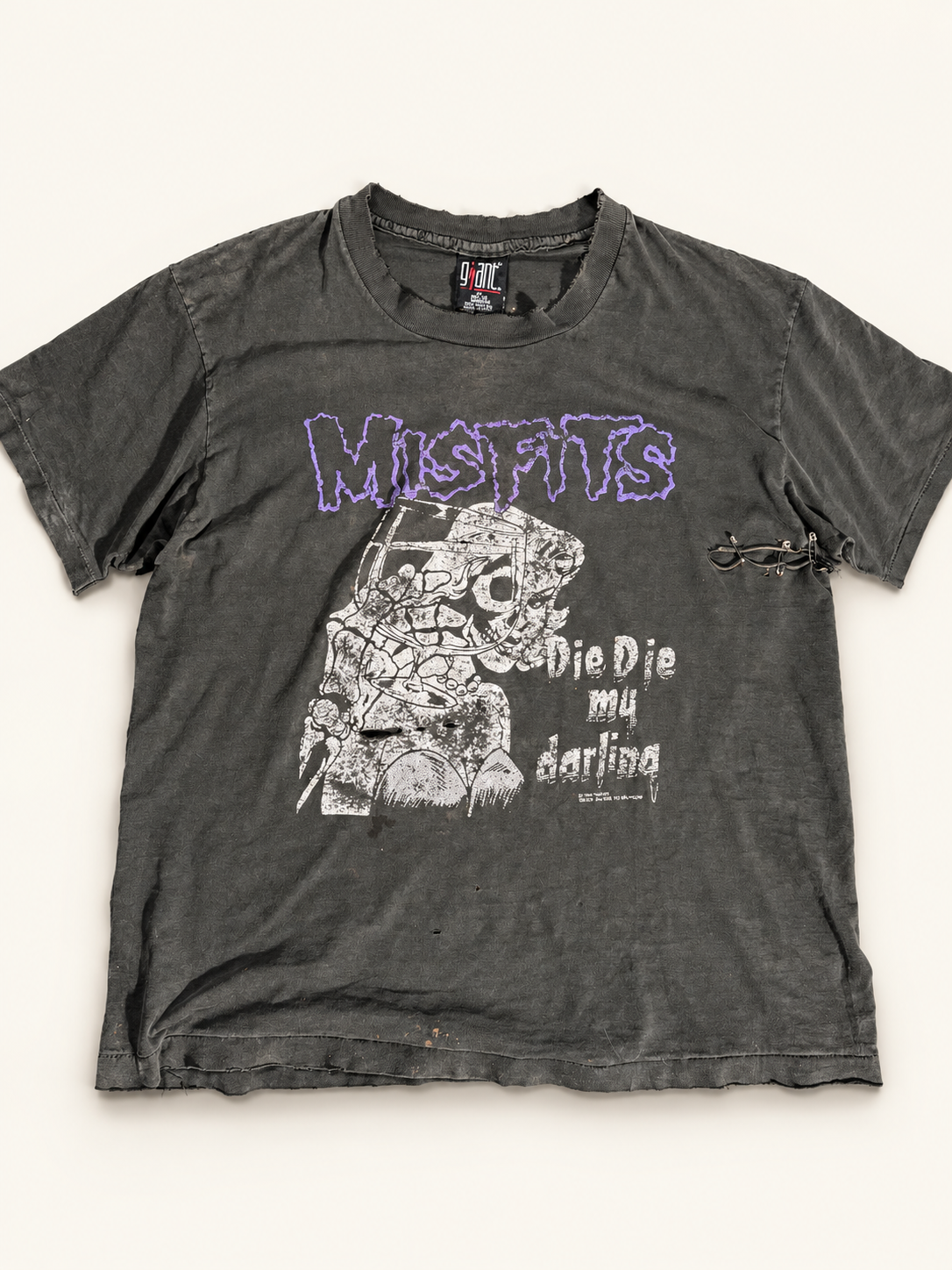 Vintage 1990 The Misfits Die die my darling t-shirt
