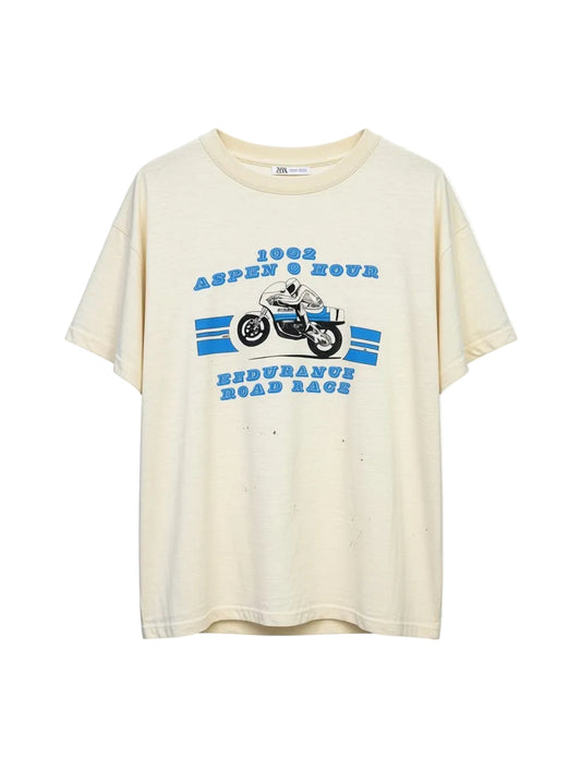 Vintage 80s aspen race tee