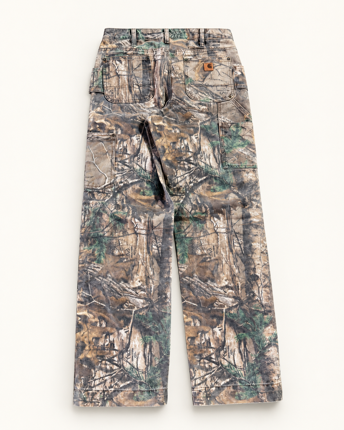Vintage Carhartt double knee real tree