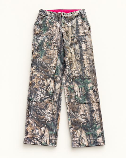 Vintage Carhartt double knee real tree
