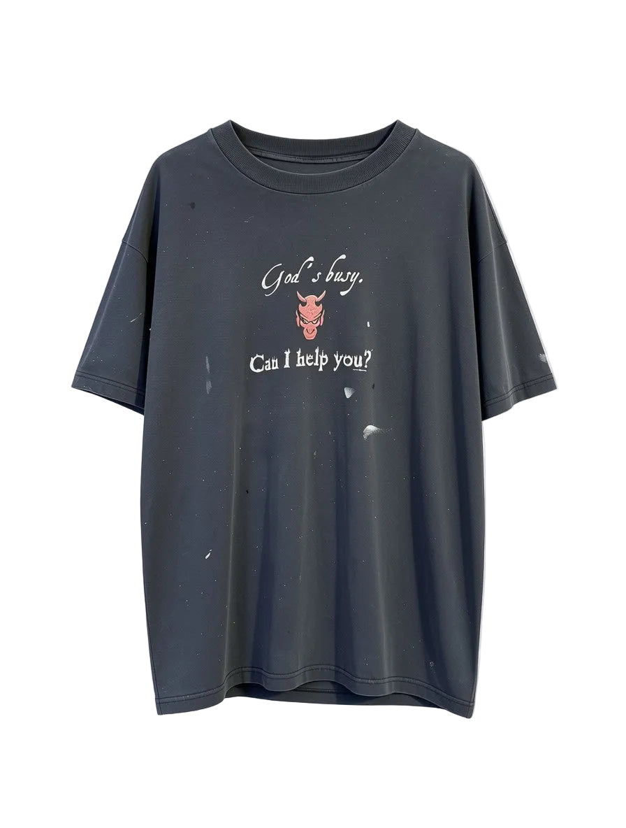 Vintage gods busy devil tee