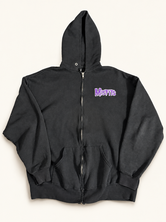 Vintage 2001 The Misfits Violent world zip up