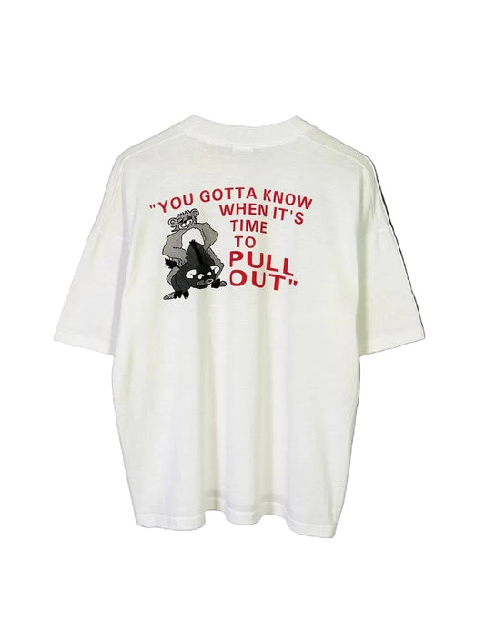 Vintage 90s know when to pull out tee