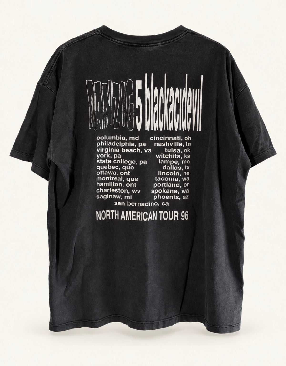 Vintage Danzig 5 Blackaciddevil tee
