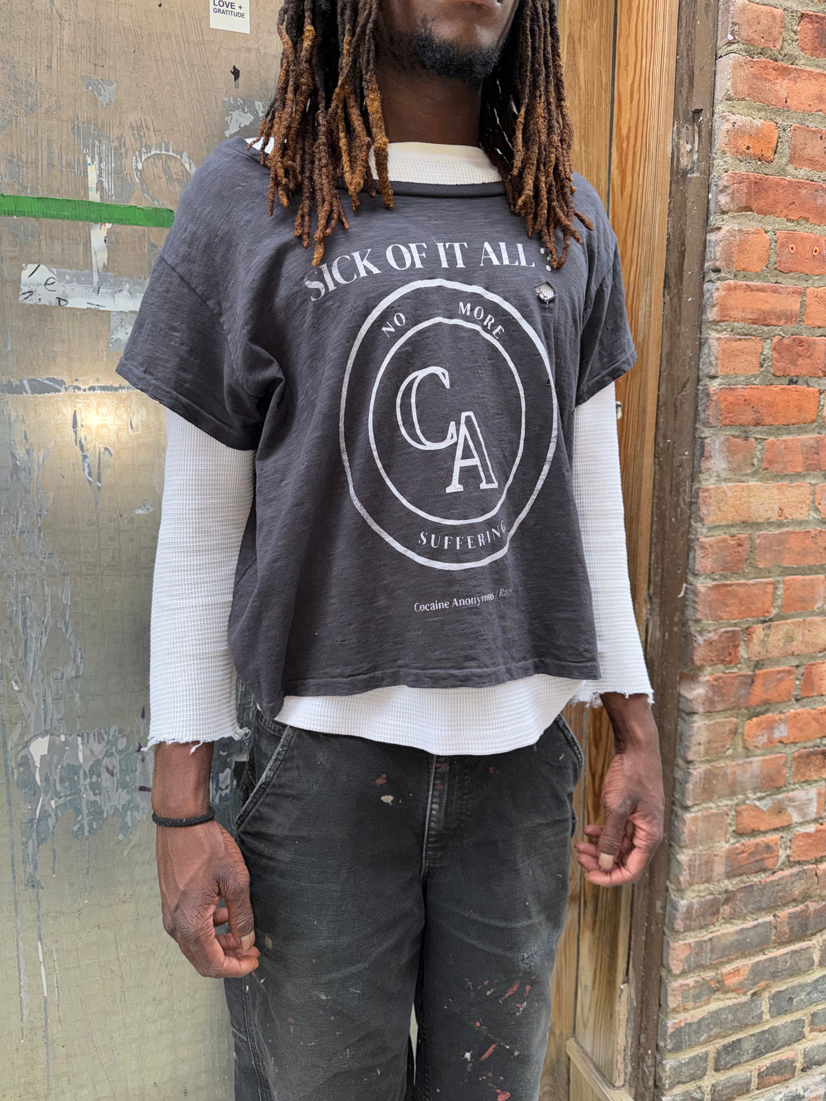 SICK OF IT ALL TEE BLACK