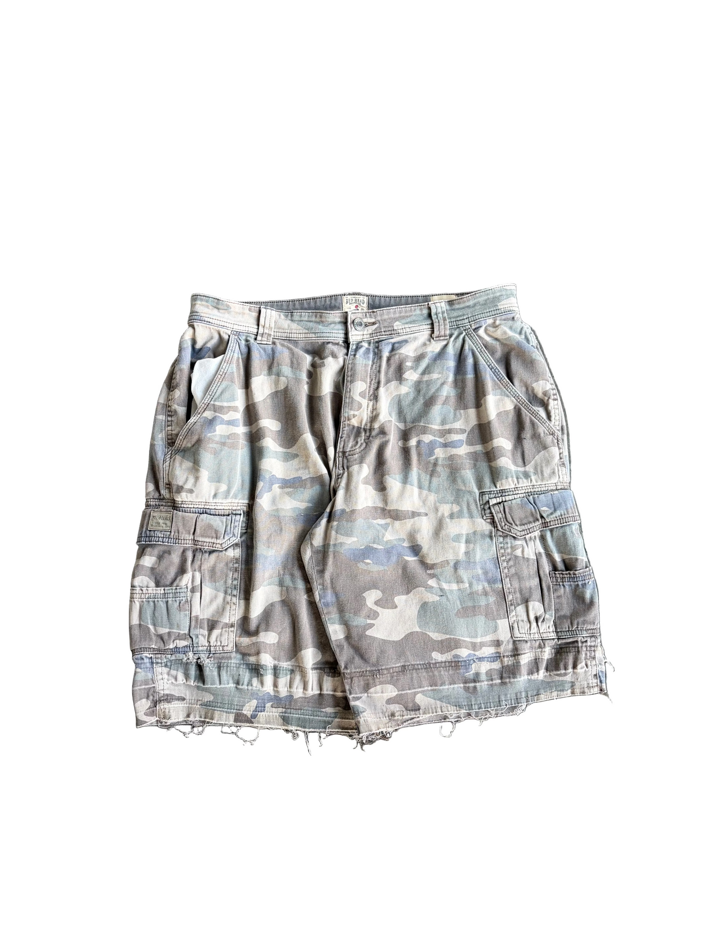 Vintage Faded Camo relaxed shorts