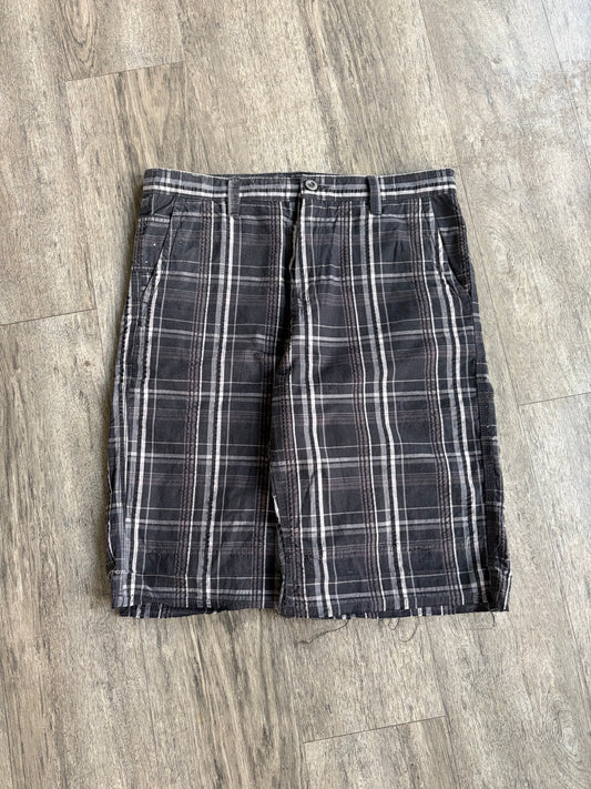 Vintage Black plaid capri