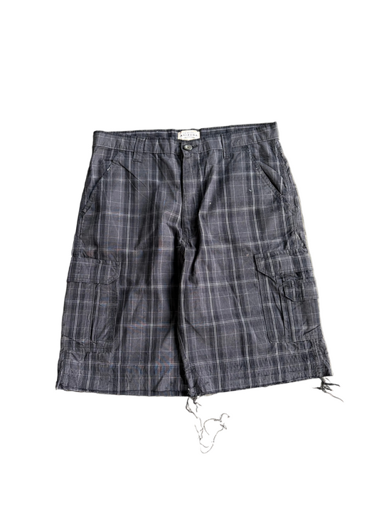 Vintage Black plaid capri