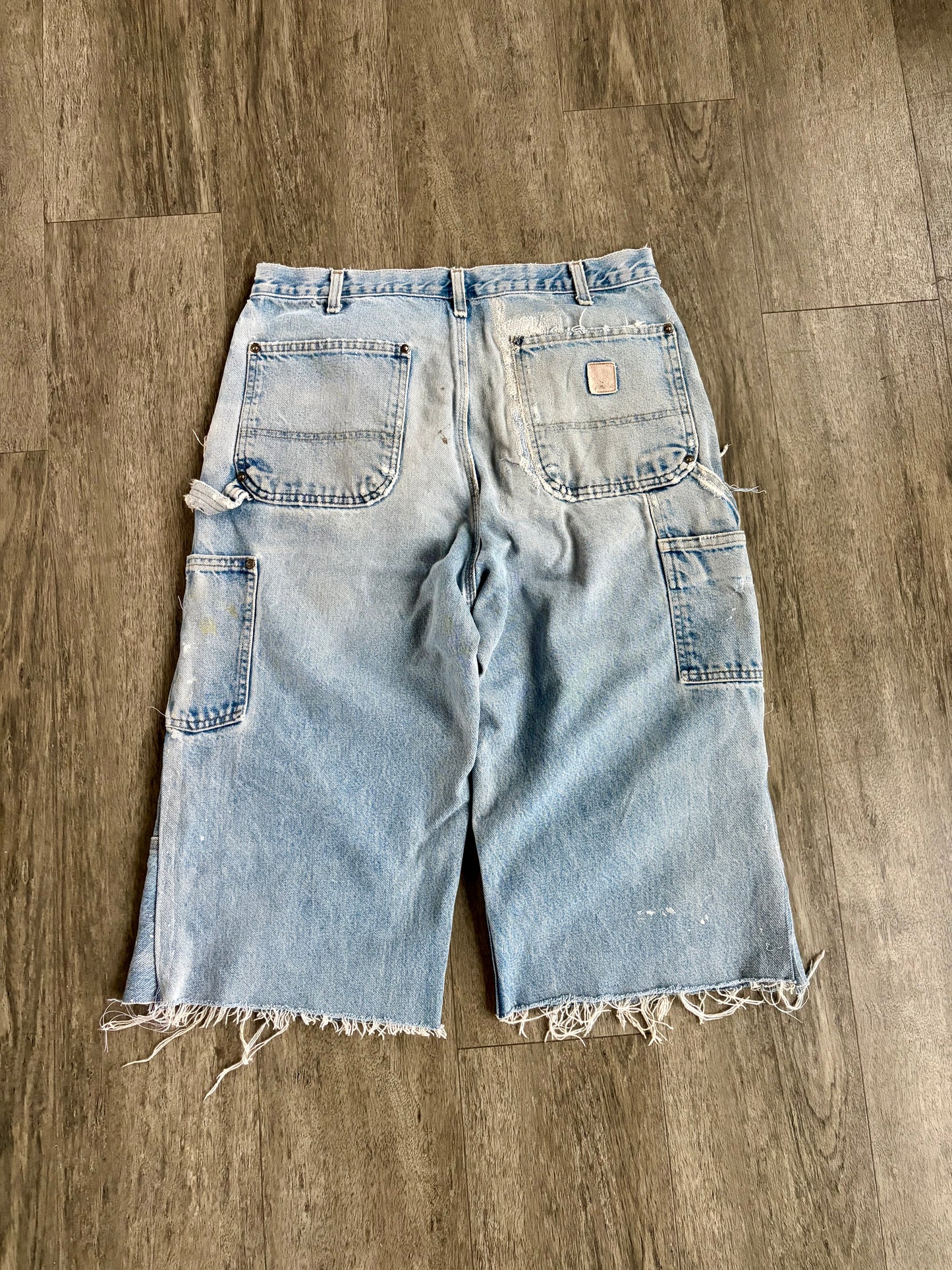 Vintage Double Knee capri - Light wash