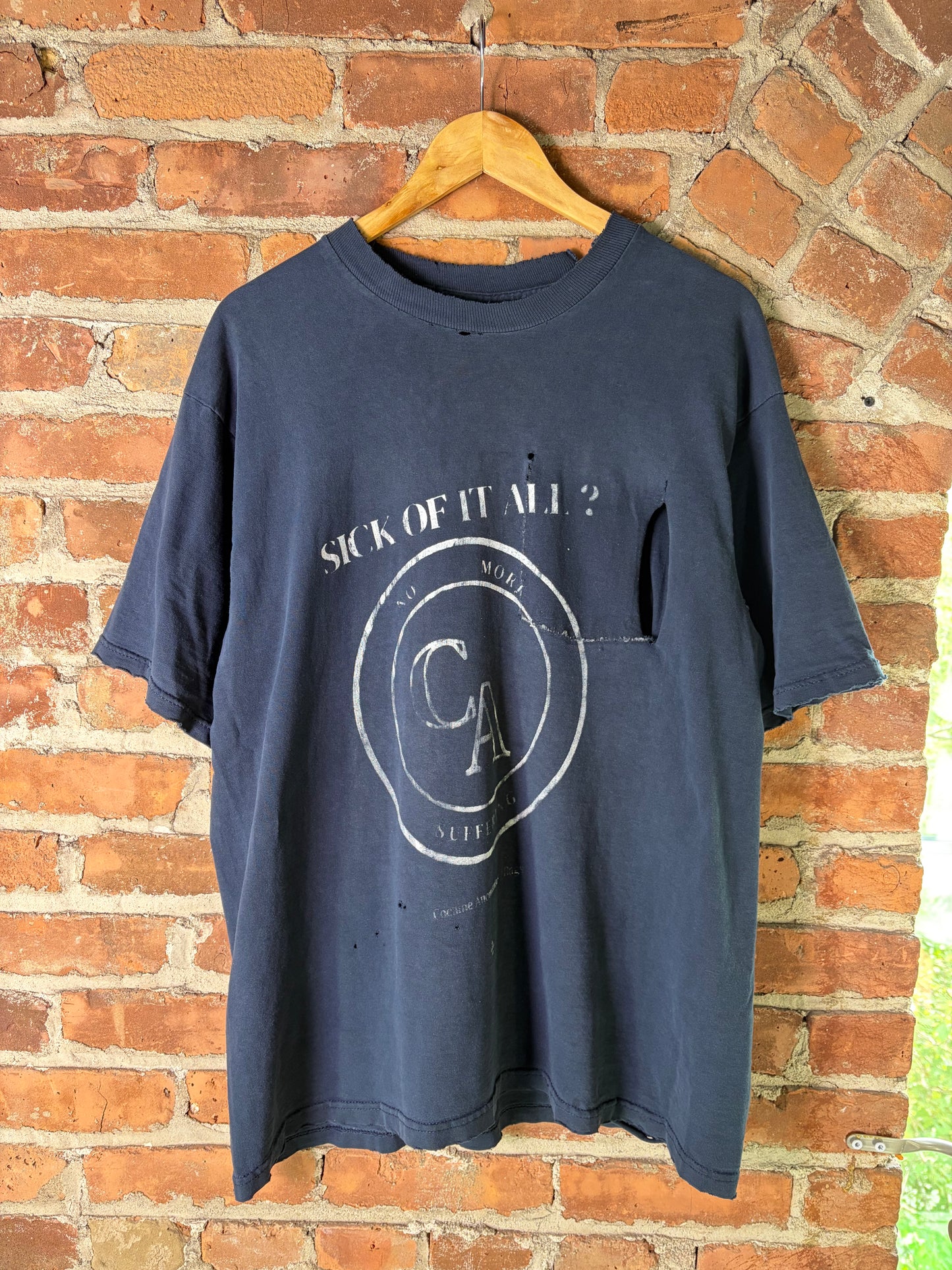 Vintage Navy Sick of it all CA