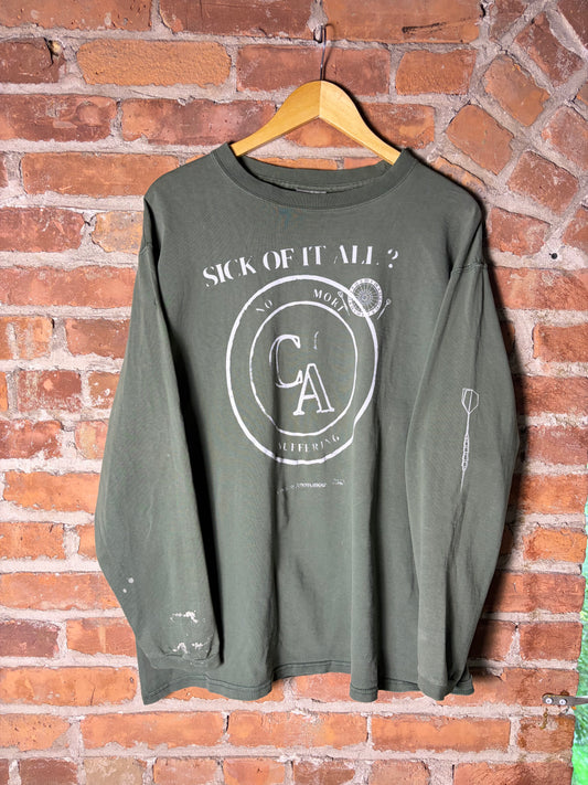 Vintage dart club sick of it all ca long sleeve