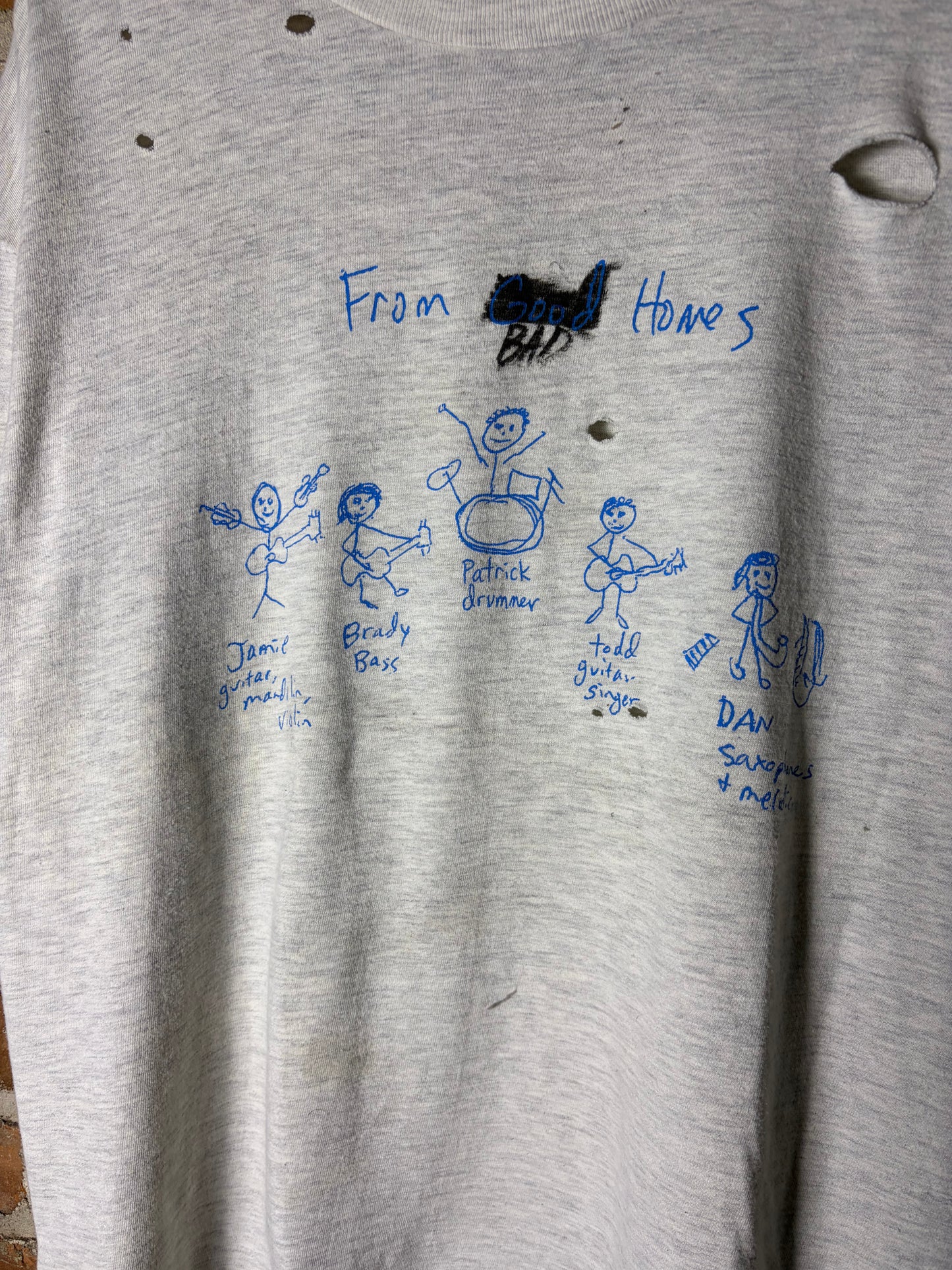 Vintage From Bad Homes grey tee