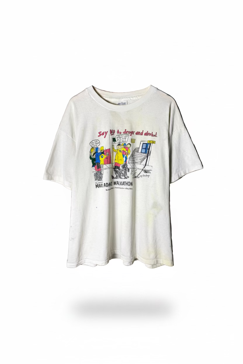 Vintage say no to drugs tee