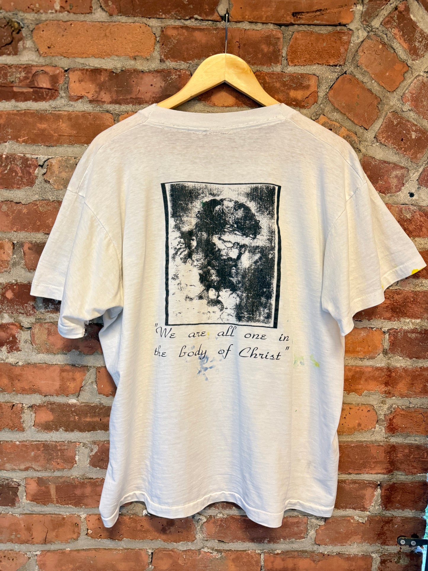 Vintage 1994 Lord Please save us white tee