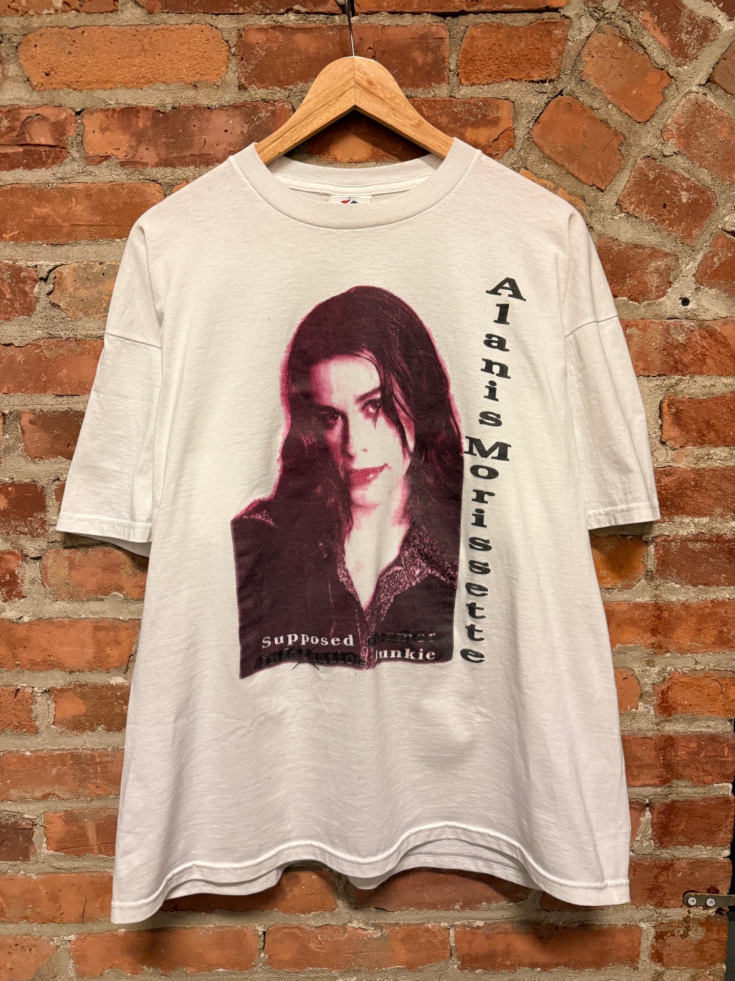 Vintage Alanis Morissette supposed junkie tee