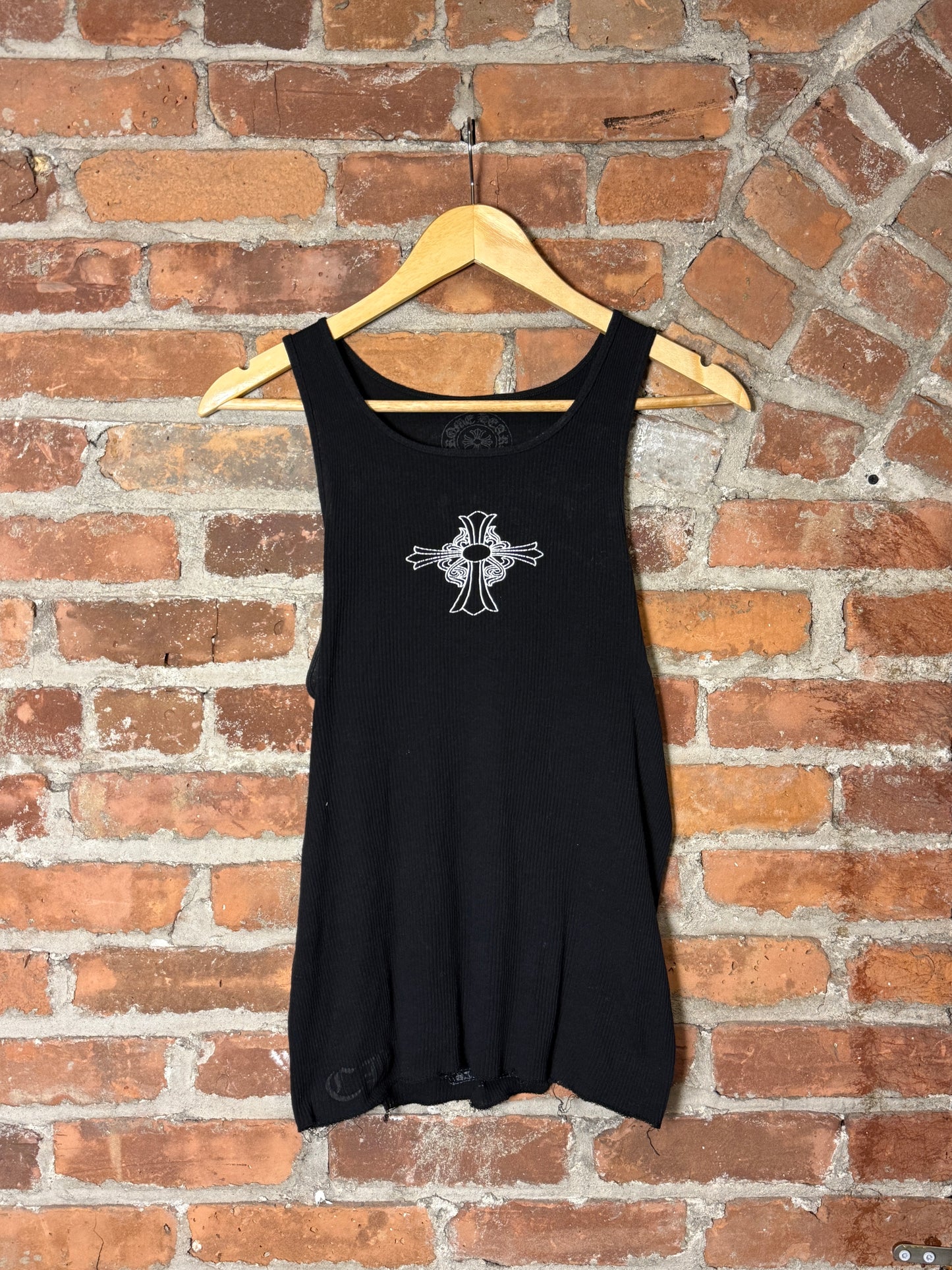 Chrome hearts cross logo tank