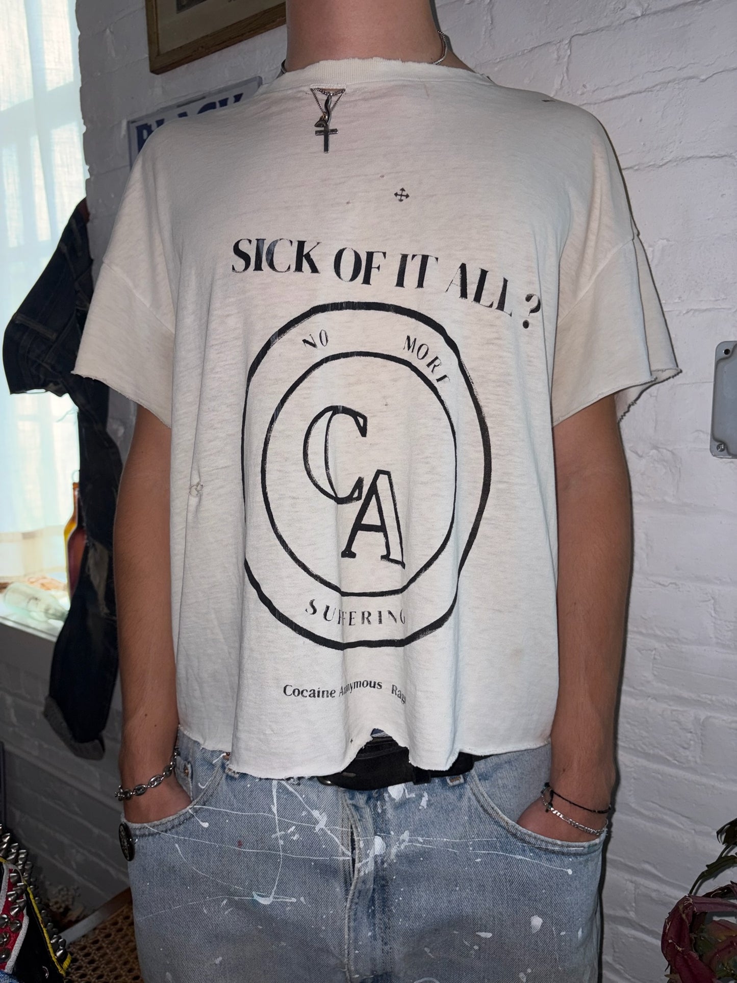 SICK OF IT ALL TEE WHITE