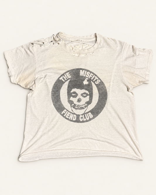 Vintage MIsfits Fiend club white