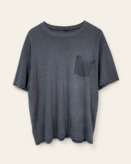 Vintage Blank uniform tee  ghost pocket