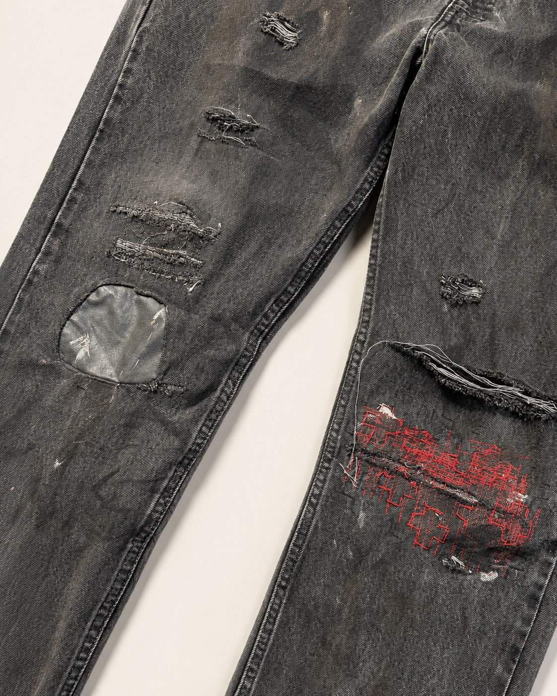 Vintage Levi 501 cross scabbed