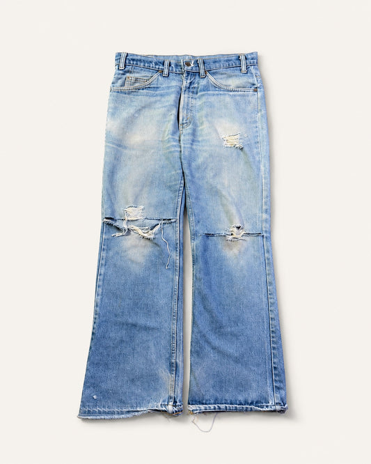 Vintage Levi 517 orange tab light mud wash