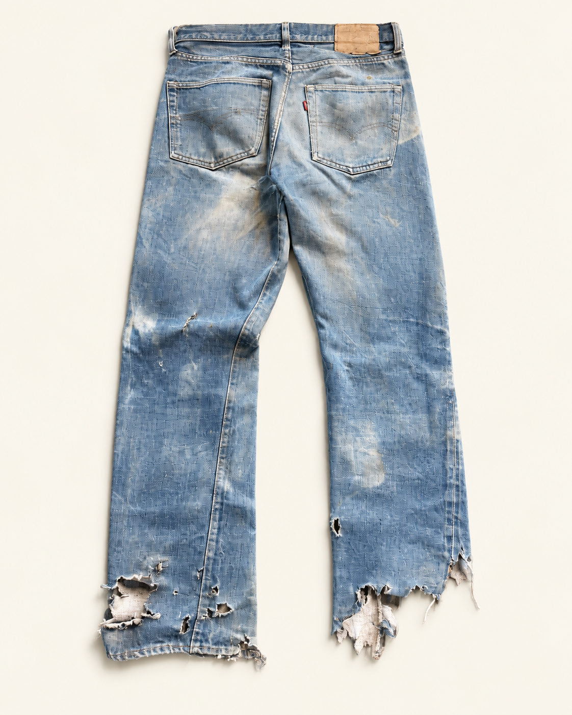 Vintage 1970s Levi 501 selvedge denim Destroyed