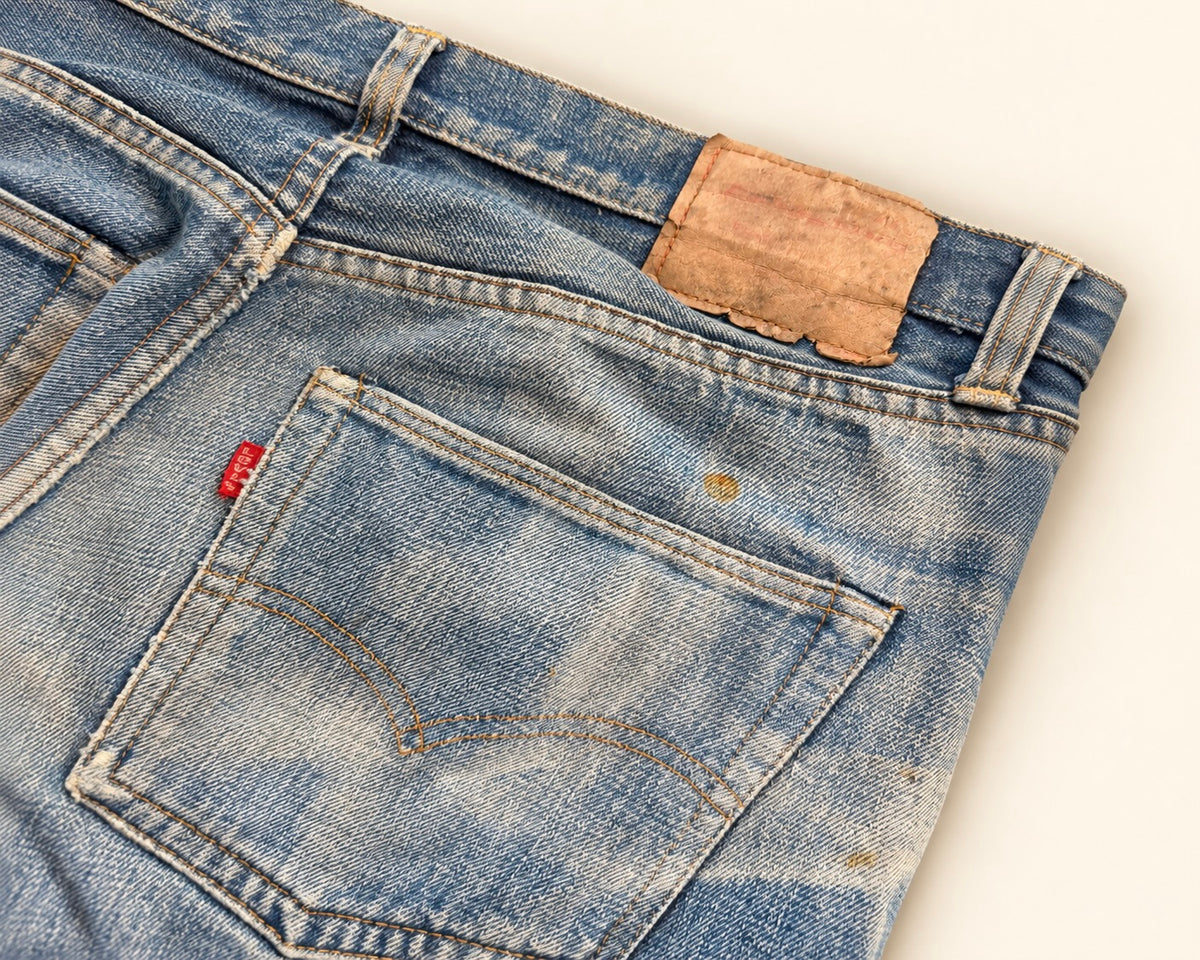 Vintage 1970s Levi 501 selvedge denim Destroyed