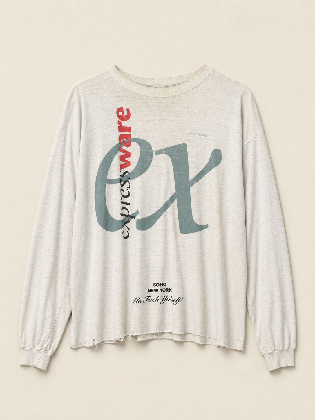 Vintage 4G Seller GO FUCK YOURSELF Long sleeve