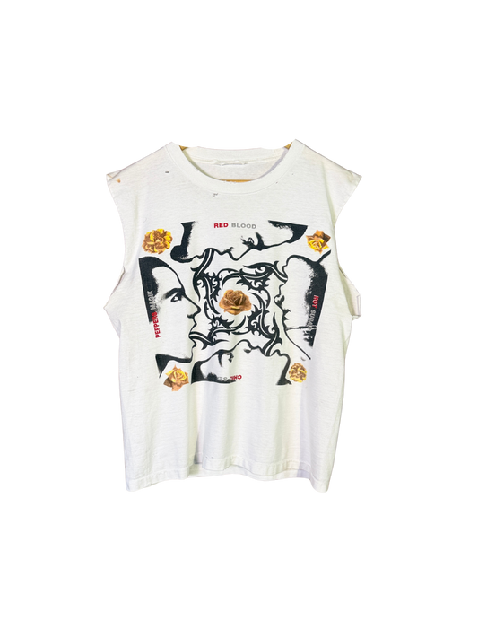 Vintage 90s blood lust red hot chili peppers cut off