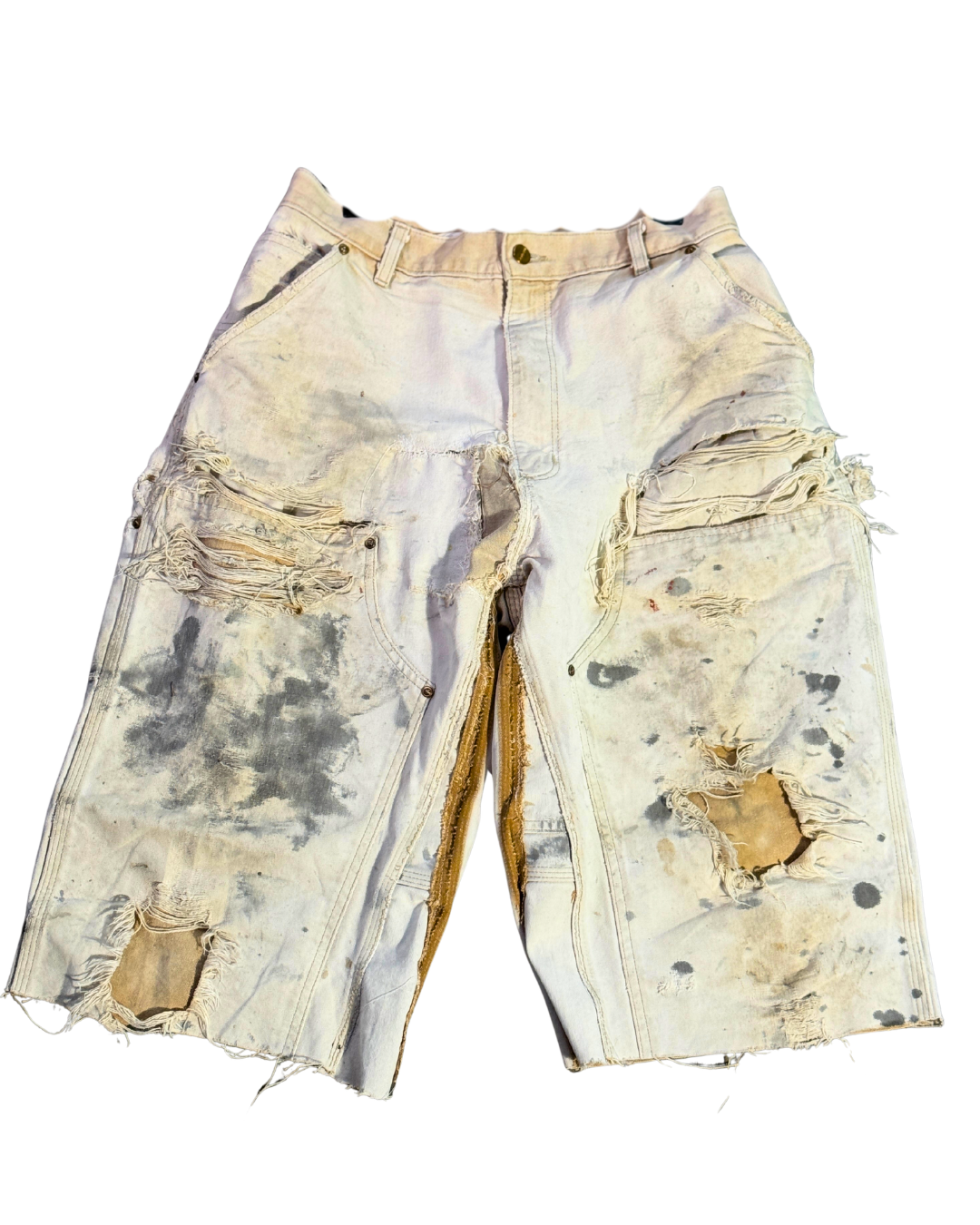 Vintage double knee capri