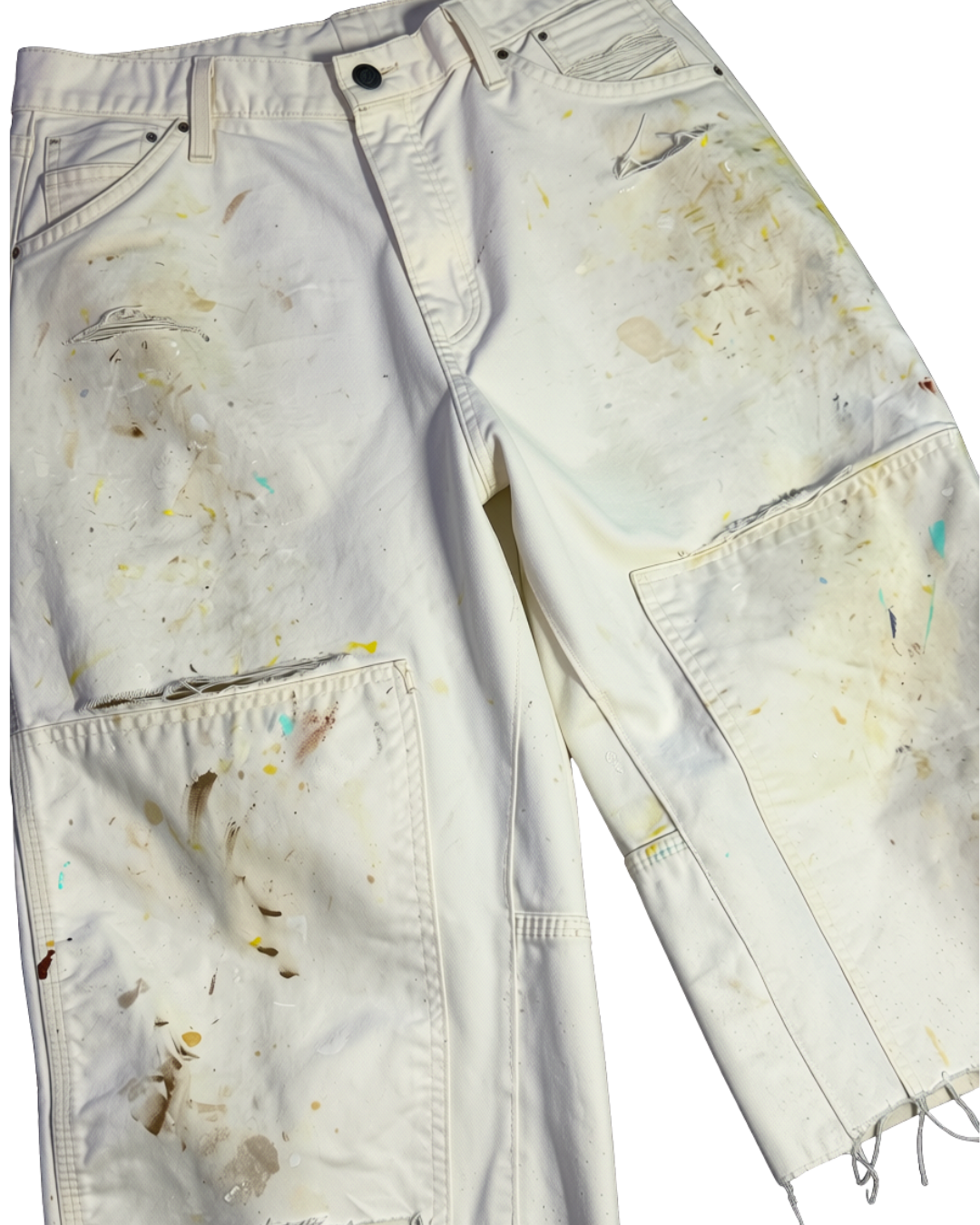 vintage double knee painter capri