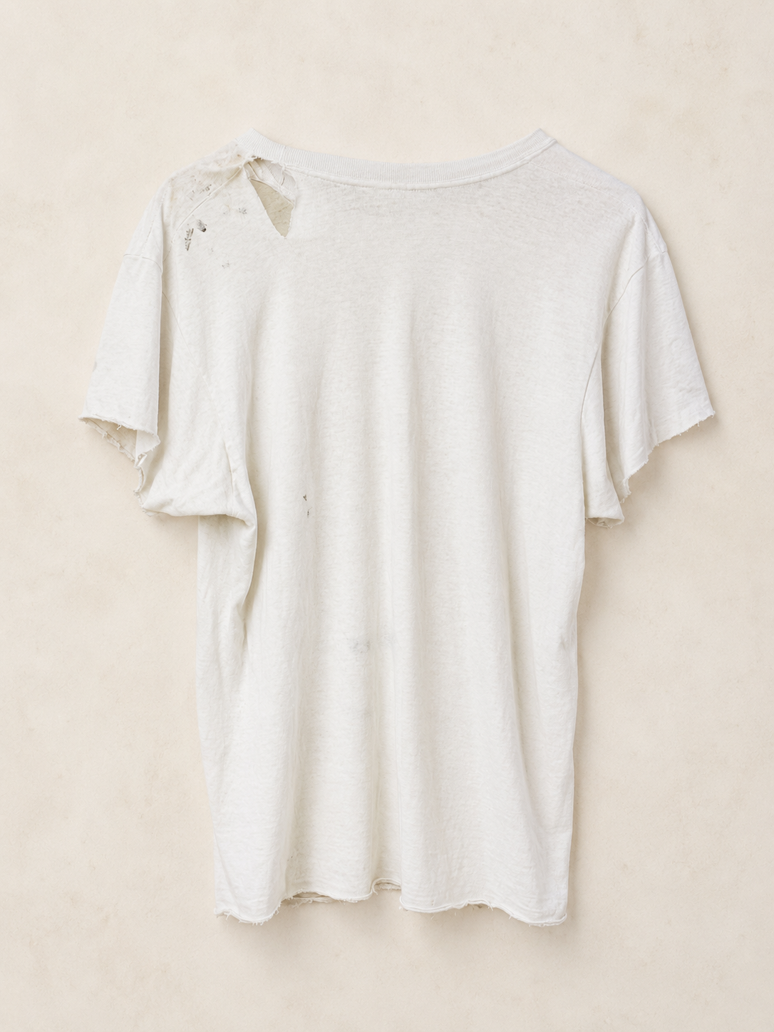 Vintage hand drawn sick of it all logo tee white