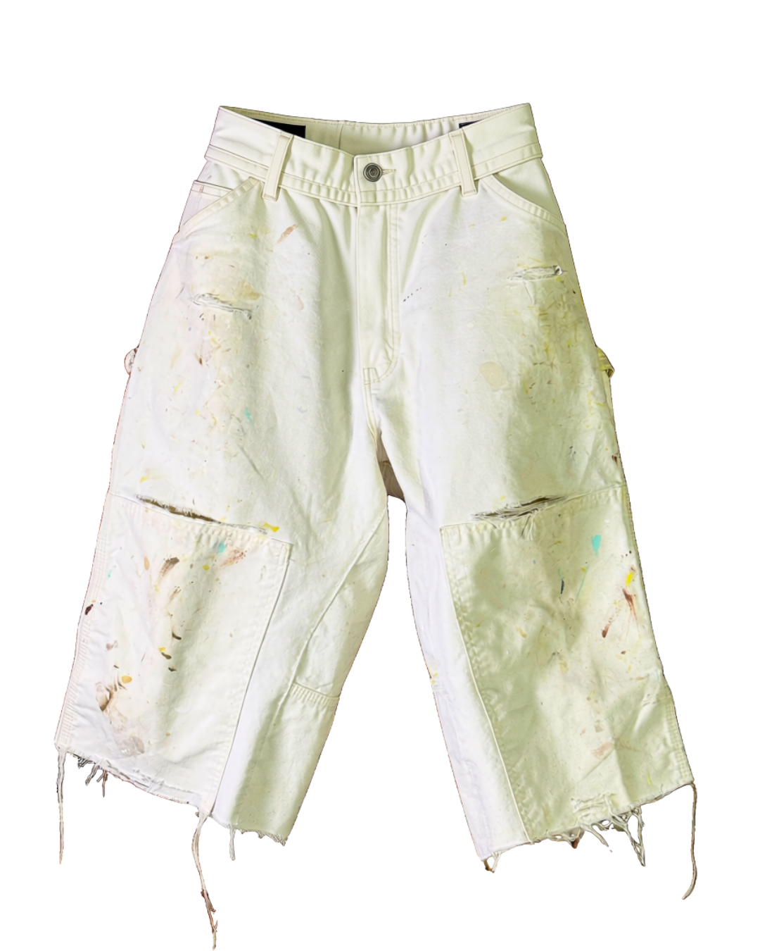 vintage double knee painter capri