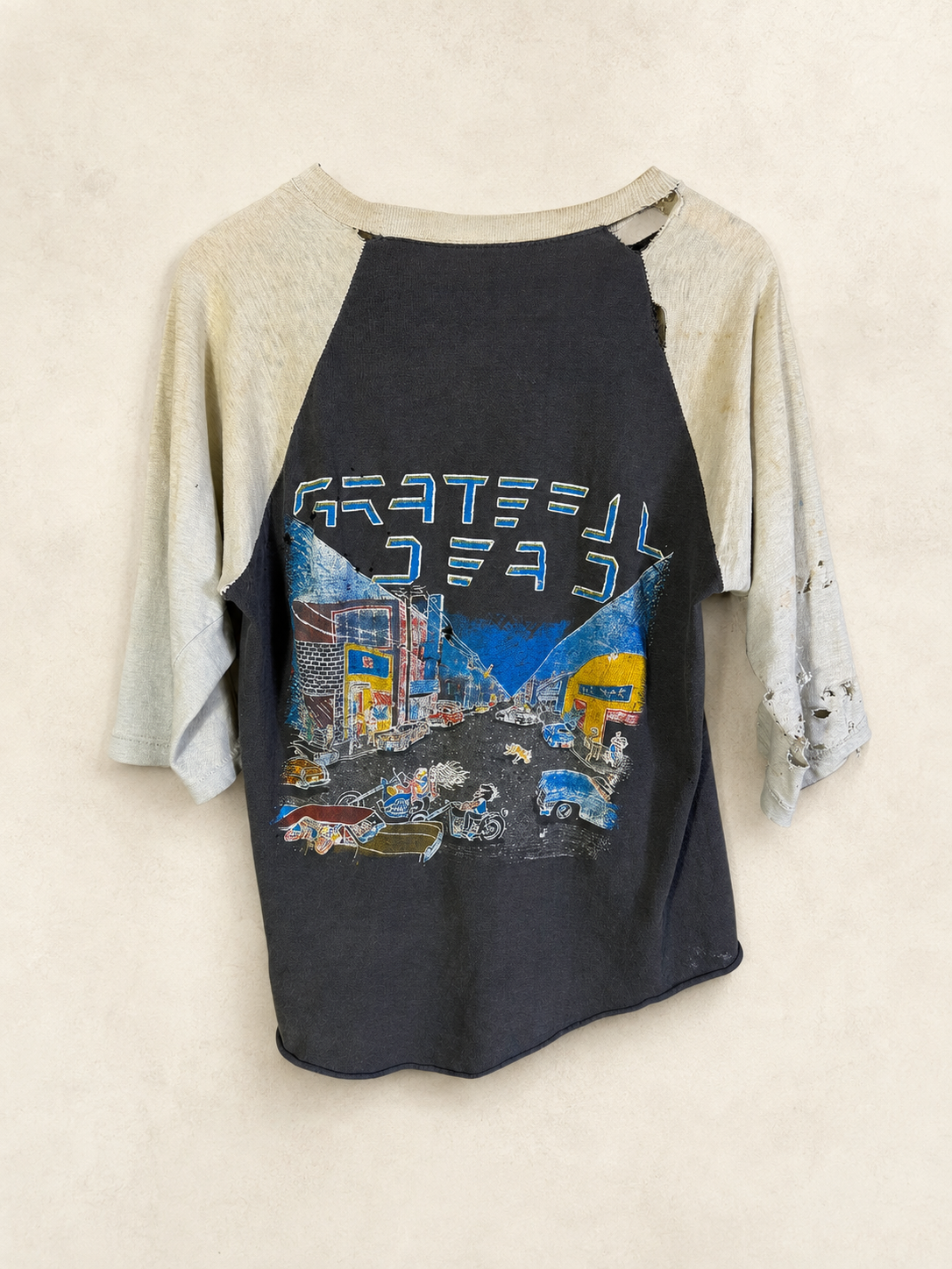 Vintage 1970s Grateful Dead - deadset 3/4 thrashed