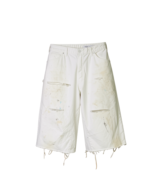 Vintage white painter capri