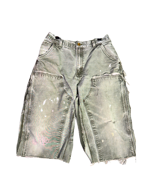 Vintage double knee capri