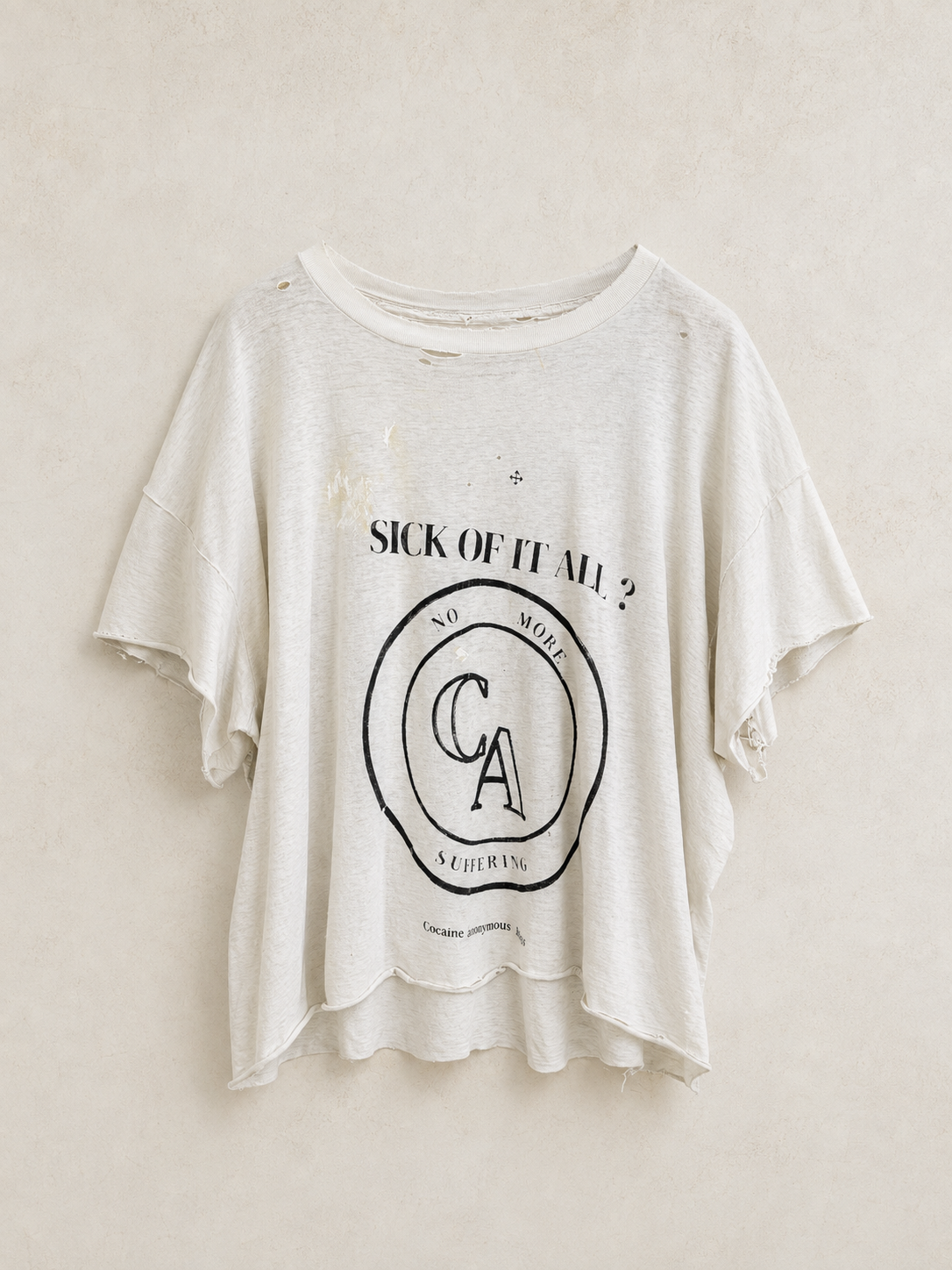 SICK OF IT ALL TEE WHITE