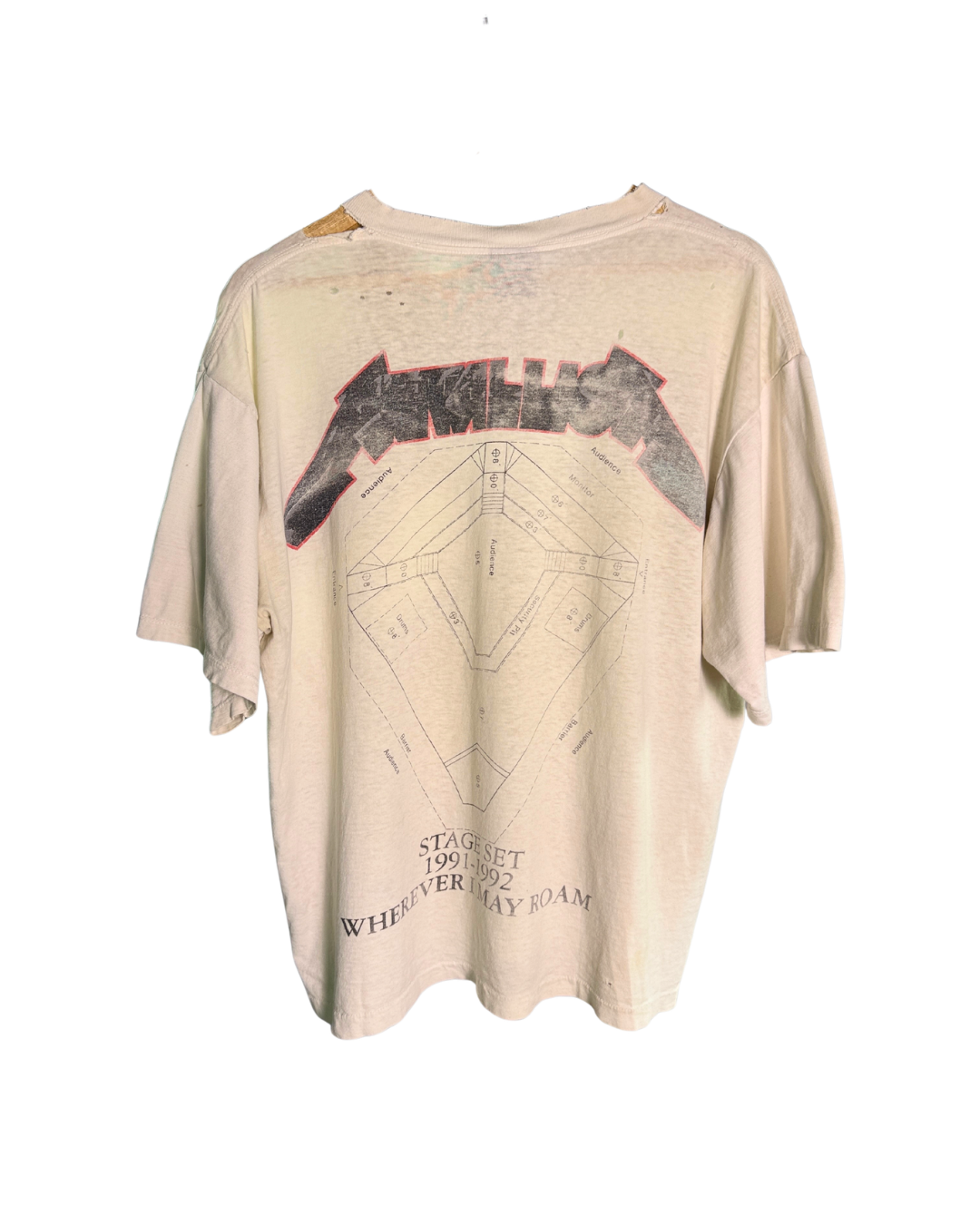 Vintage Metalica 92 faded