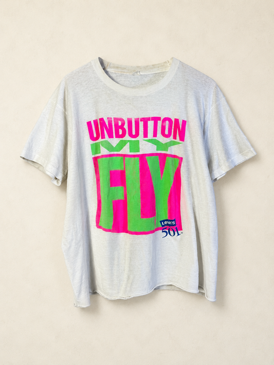vintage 80s Levi Unbutton my fly tee