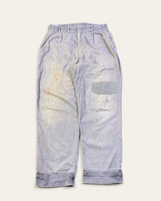 Vintage 1960s repaired  workwear pants
