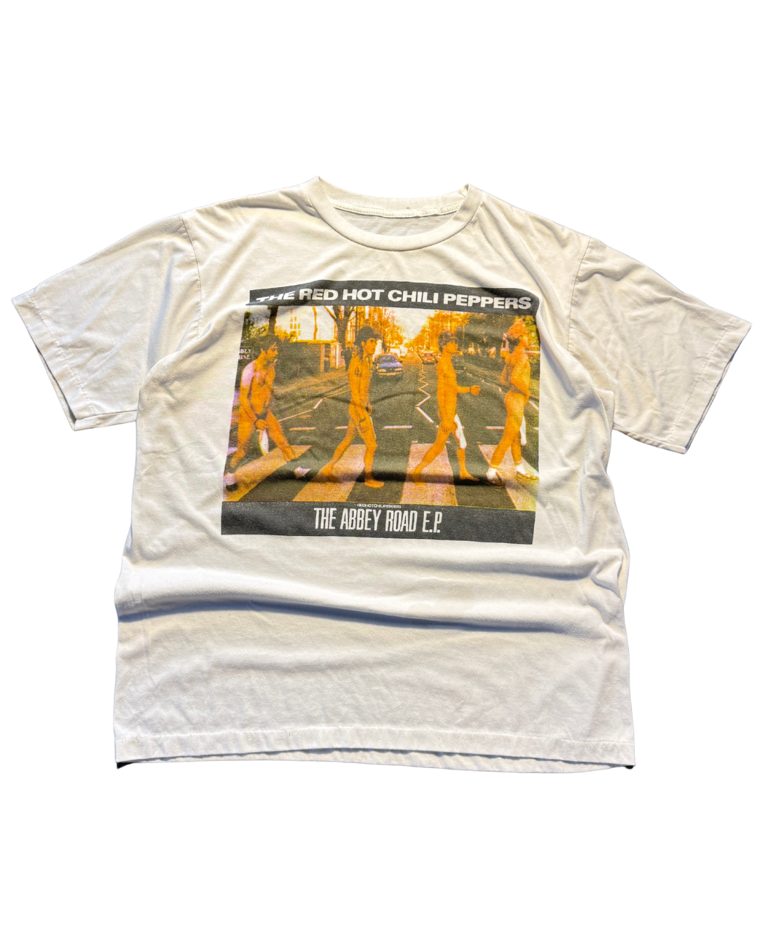 vintage 90s Red Hot Chili Peppers abbey road tee