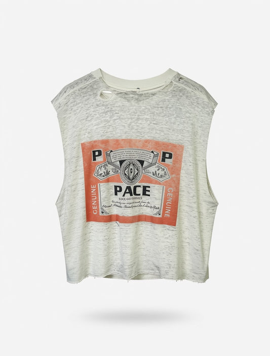 Vintage 80s pace U slub cotton cutoff